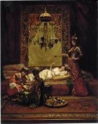 unknow artist, Arab or Arabic people and life. Orientalism oil paintings 567